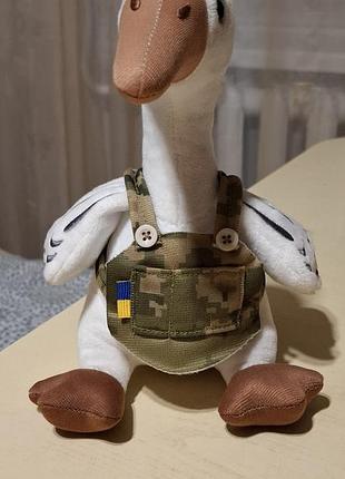 Военный гусь мягкая игрушка