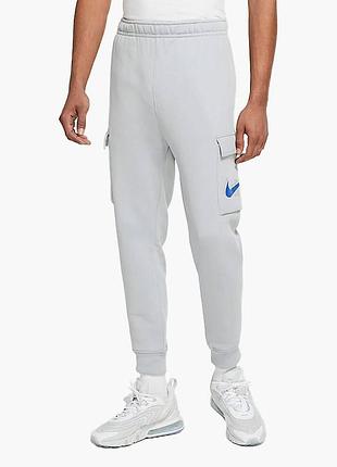 Nike air мужские/унисекс штаны утепленные на флисе размер m dd9696-077