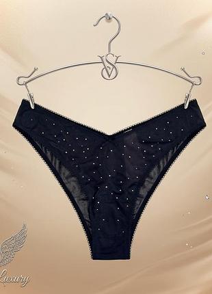 Трусики бразилианы victoria’s secret dream angels с кристаллами (оригинал)