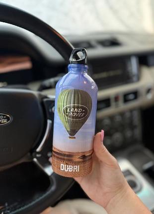Пляшка range rover  800 мл , бігова пляшка для води / кави , у машину , land rover , металева , сталь