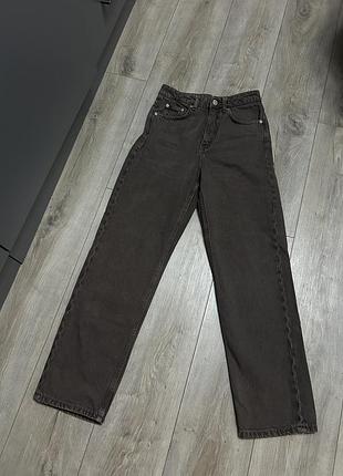 Джинси zara коричневі