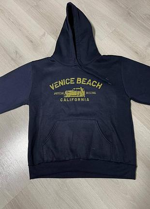 Вінтажне худі hill heavyweight «venice beach california» | розмір s