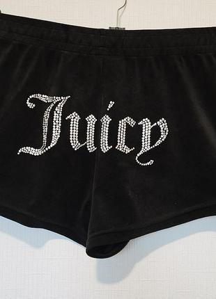 Juicy couture оригинал шорты женские черные размер l m