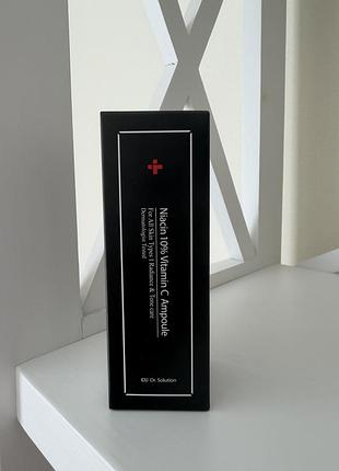 Ампула з ніацинамідом 10% та вітаміном с cuskin dr.solution niacin 10% vitamin c ampoule 50 г