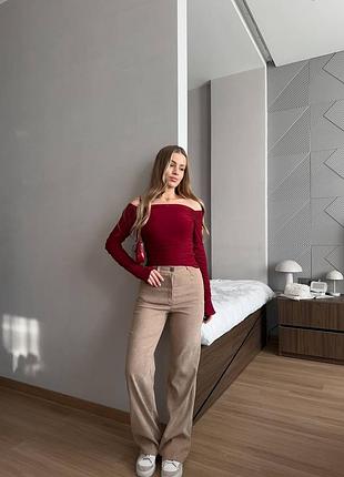 Женские вельветовые брюки