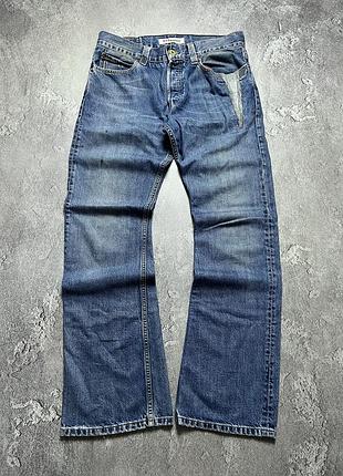 90x vintage винтажные джинсы levi’s левайс bootcut flared будкат клеш size 34/34 размер 34/34