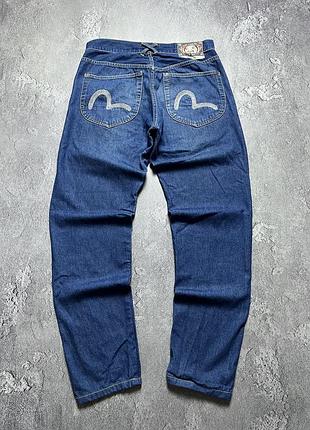 Vintage винтажные джинсы evisu эвису big logo casual кэжуал size 32 размер 32