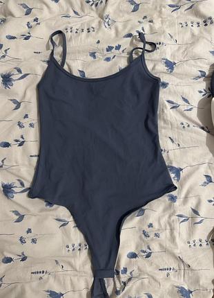 Темно-синє боді від pull&bear m