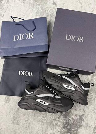 Dior b22 чорні кросівки