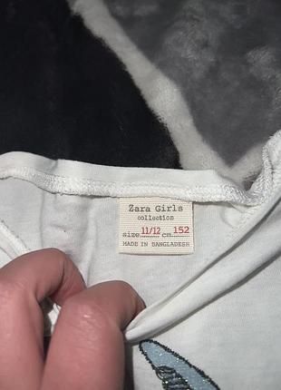 Дитяча біла кофта zara 4