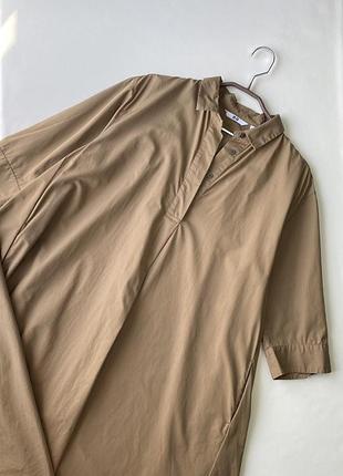 Сукня-сорочка міді uniqlo оверсайз з кишенями розмір l
