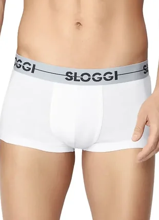 Мужские коттоновые трусики боксеры sloggi go hipster