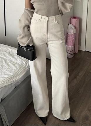 Шикарные джинсы супер палаццо от премиум коллекции h&amp;m