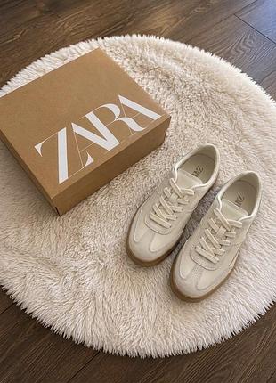 Кеди шкіряні білі zara , кеды мальчику кожа зара