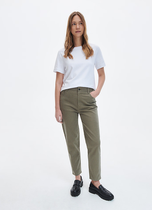 Брюки baggy trousers reserved новые, цвет хаки