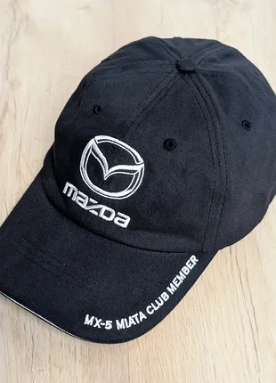 Кепка mazda mx-5 miata club member бейсболка чорна оригінал