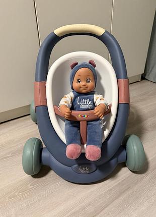 Коляска дитяча, каталка, толокар, ходунки, візочок з пупсом smoby