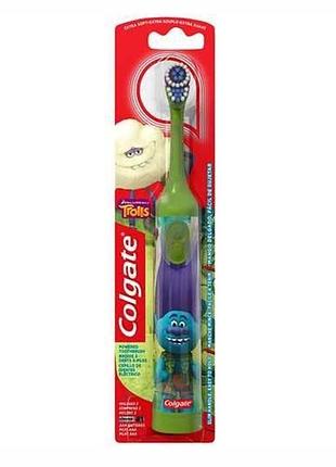 Зубна щітка електрична colgate kids trolls