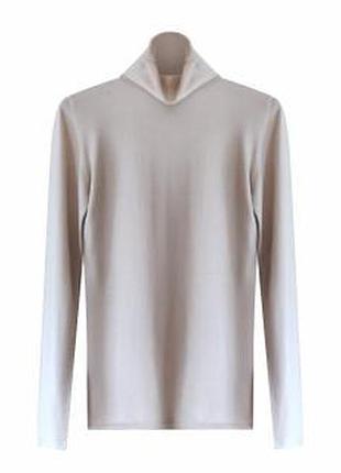 Женская водолазка ffc fashion из модала, жемчужно-серая, s/m