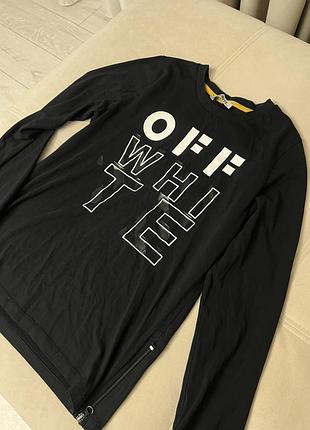 Лонгслів із принтом off-white розмір 164