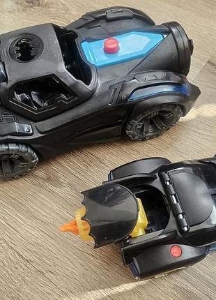 Набір фігурок mattel dc super friends batman with batmobile вистрелює,відчиняється,музична