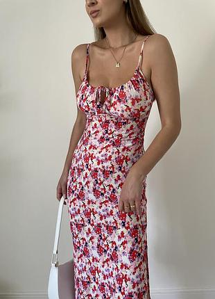 Квіткова сукня міді miss selfridge