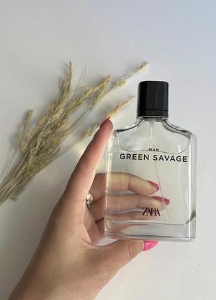 Чоловіча туалетна вода від zara man green savage