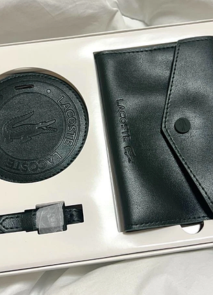 Подарочный дорожный набор lacoste the signature travel set
