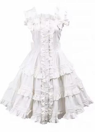 Біла сукня плаття сарафан лоліта shiro lolita jsf japan