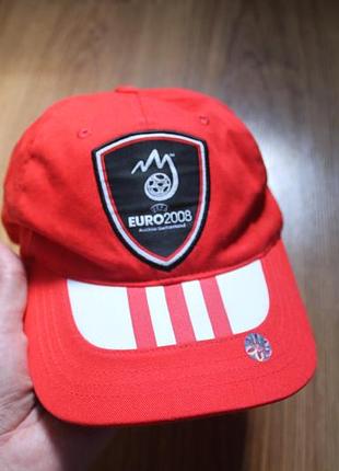 Винтажная кепка adidas uefa euro 2008 футбольная фанатская бейсболка