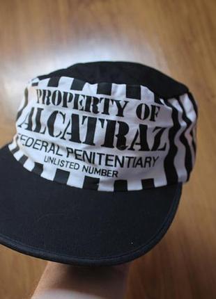 Сувенирная кепка прикол property of alcatraz federal penitentiary smith novelty