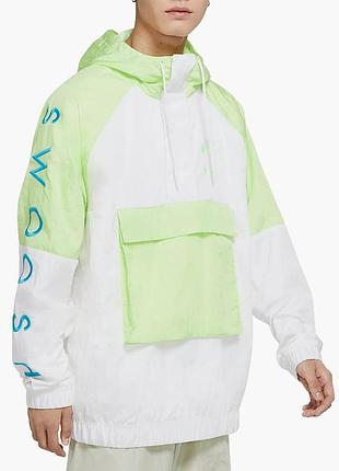 Нейлонова куртка анорак найк nike sportswear swoosh woven jacket, m, оригінал