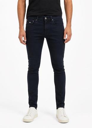 Tommy jeans finley super skinny w36 l32 — чоловічі темні джинси