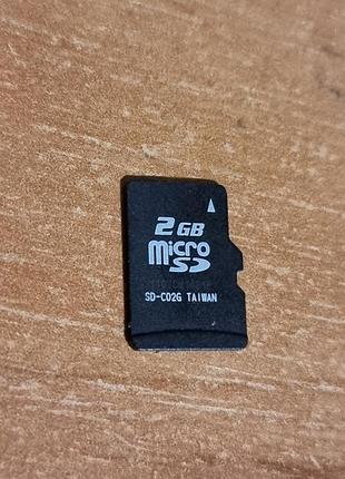 Нерабочая карта памяти 2 гб microsd