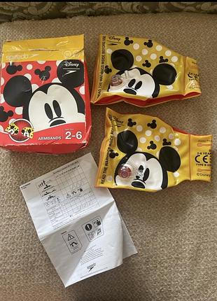 Нові нарукавники speedo disney mickey mouse 2–6 років