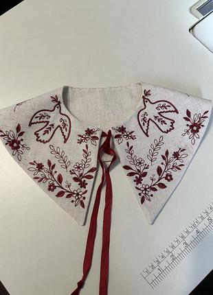 Накладний комір дитячий вишитий