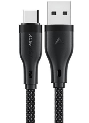 Дата кабель acefast c8-04 usb to type-c 3a (1.2m) black