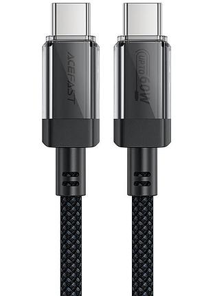 Дата кабель acefast c12-03 type-c to type-c 60w (1.2m) black