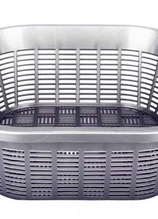 Корзинка пластик. большая серая 6123 тм mtm
