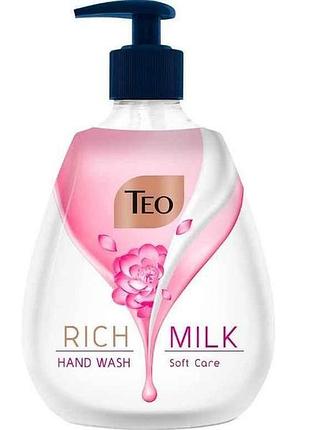 Мыло жидкое 400мл soft care тм teo