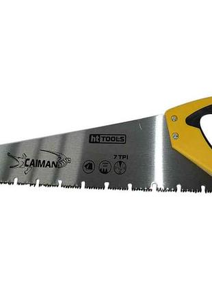 Ножівка столярн. caiman , 450мм, 7 tpi 26-004 тм ht tools