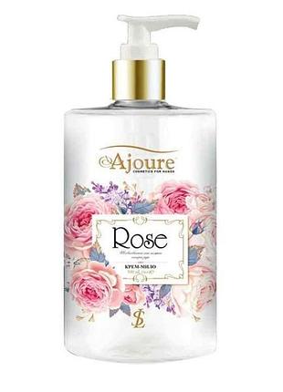 Крем-мило rose дозатор 500мл тм ajoure