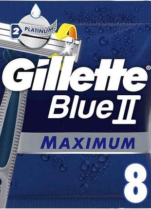 Бритва одноразова 8шт blue 2 max тм gillette