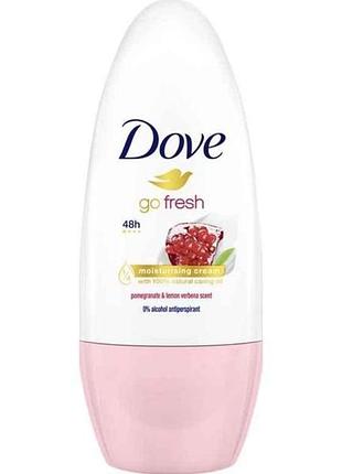 Антиперспірант кульковий гранат 50мл тм dove