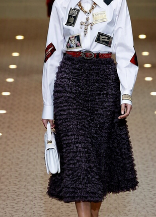 Оборка или юбка с локонами dolce gabbana