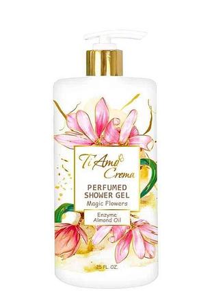 Крем-гель для душу 750мл magic flowers тм ti amo crema