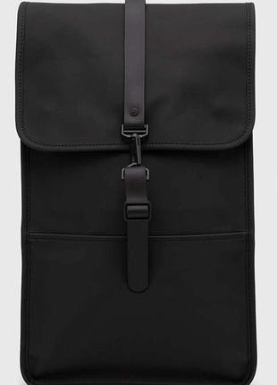 Шикарный рюкзак rains 13000 backpacks
цвет черный большой однотонный