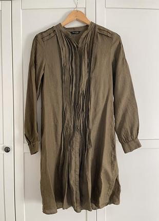 Вінтажна сукня льняна massimo dutti