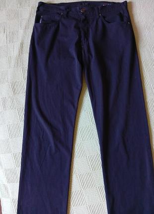 Джинсові штани легенькі armani jeans w33,48-50,m,l
