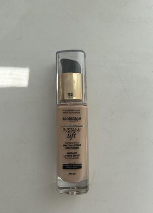 Deborah instant lift foundation. тональнальний крем з ліфтинг-ефектом